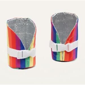 NWT Beverage Vest Drink Cooler 2 Pack Rainbow Insulated